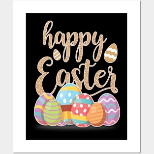 happy easter 2021 Posters and Art